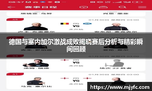 德国与塞内加尔激战成败揭晓赛后分析与精彩瞬间回顾